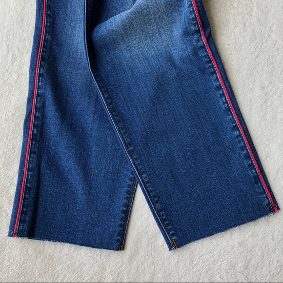 Express Tuxedo Stripe Raw Ankle Skinny Jeans - Picture 3 of 16